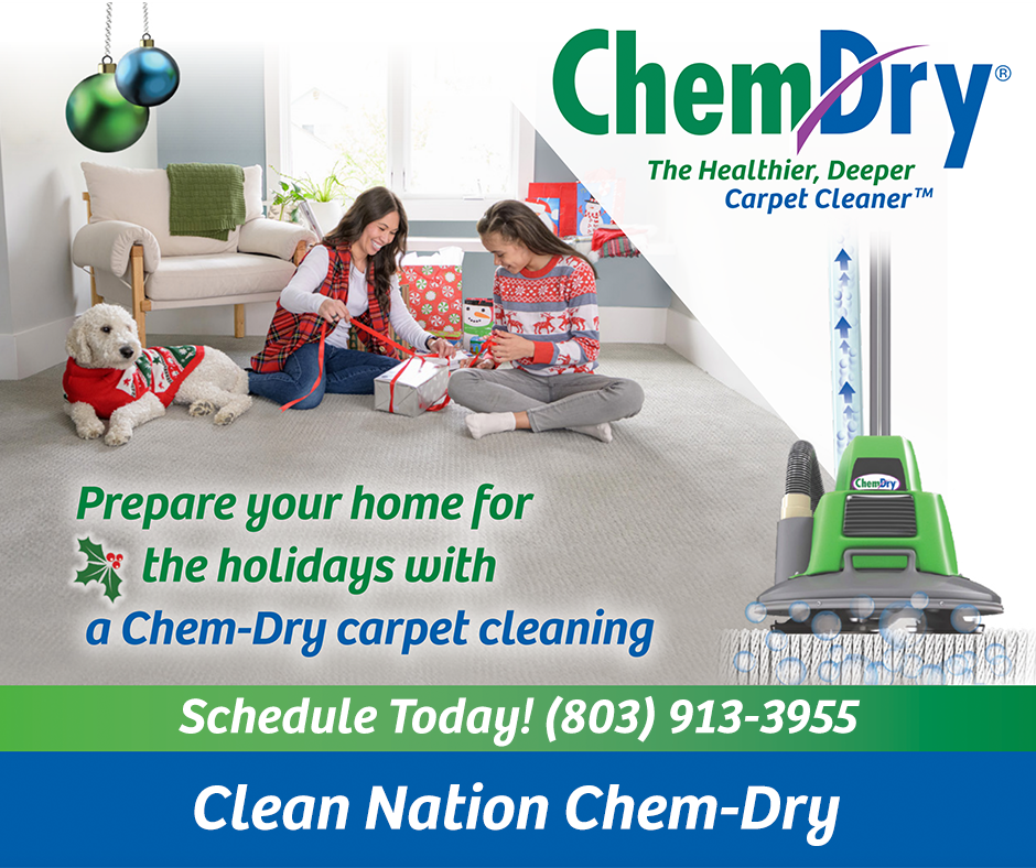 Prepare your home for the holidays with a Chem-Dry carpet cleaning