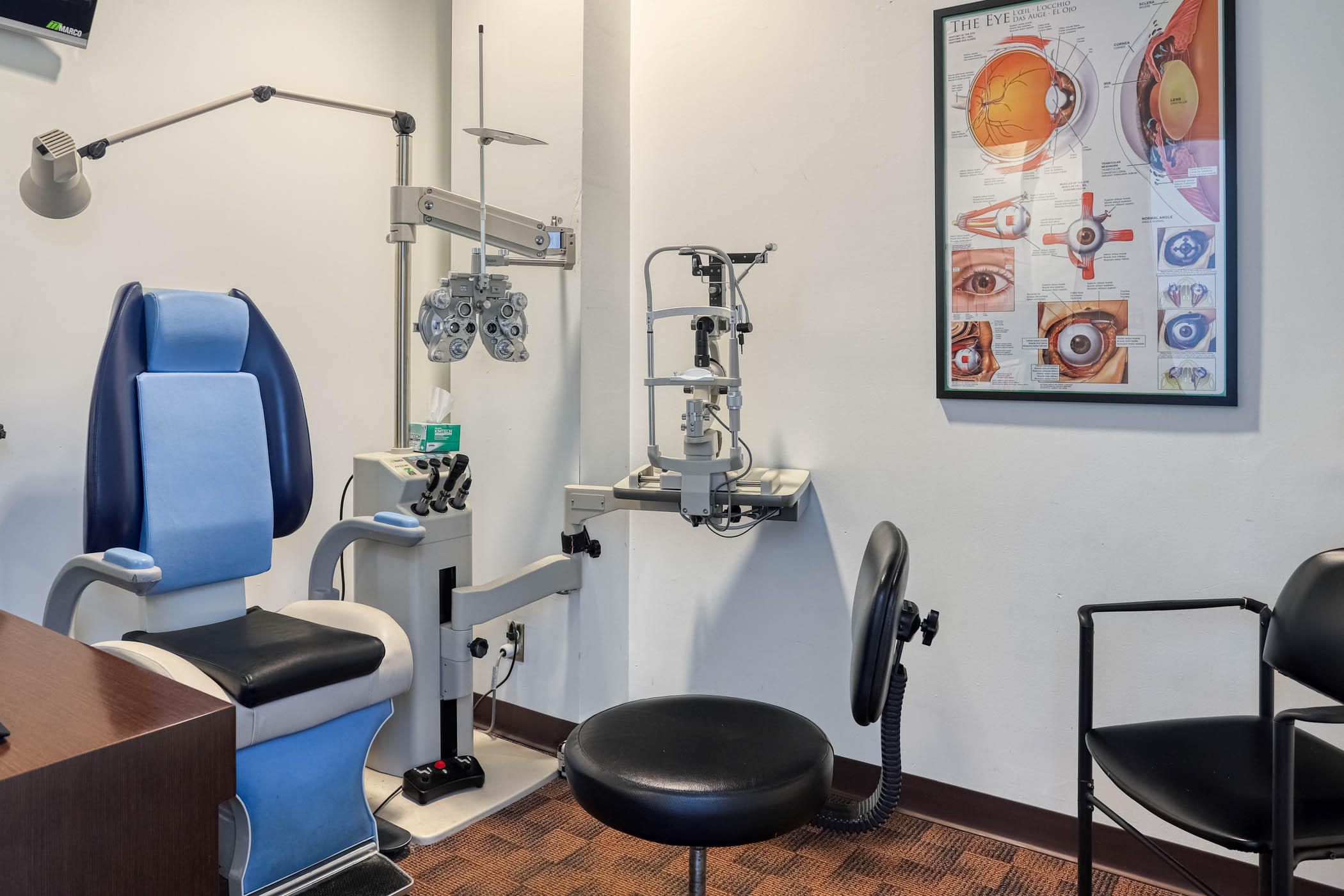 Eye Exam Room at Stanton Optical store in Jupiter, FL 33458