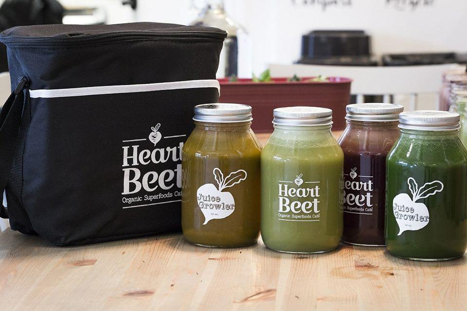 Juice Cleanse with HeartBeet Tote