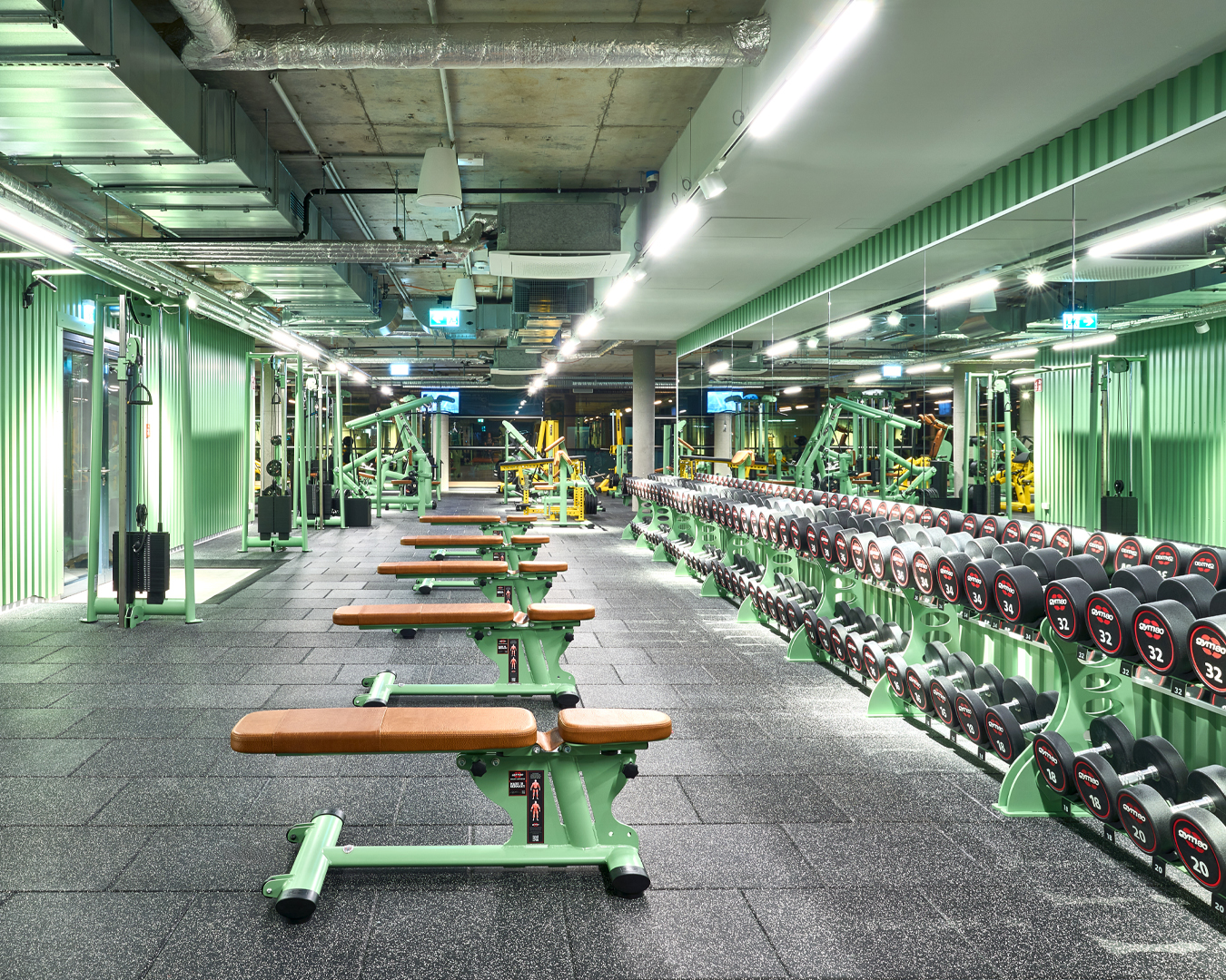 McFIT Fitnessstudio Frankfurt Zeil, Zeil 69 in Frankfurt am Main