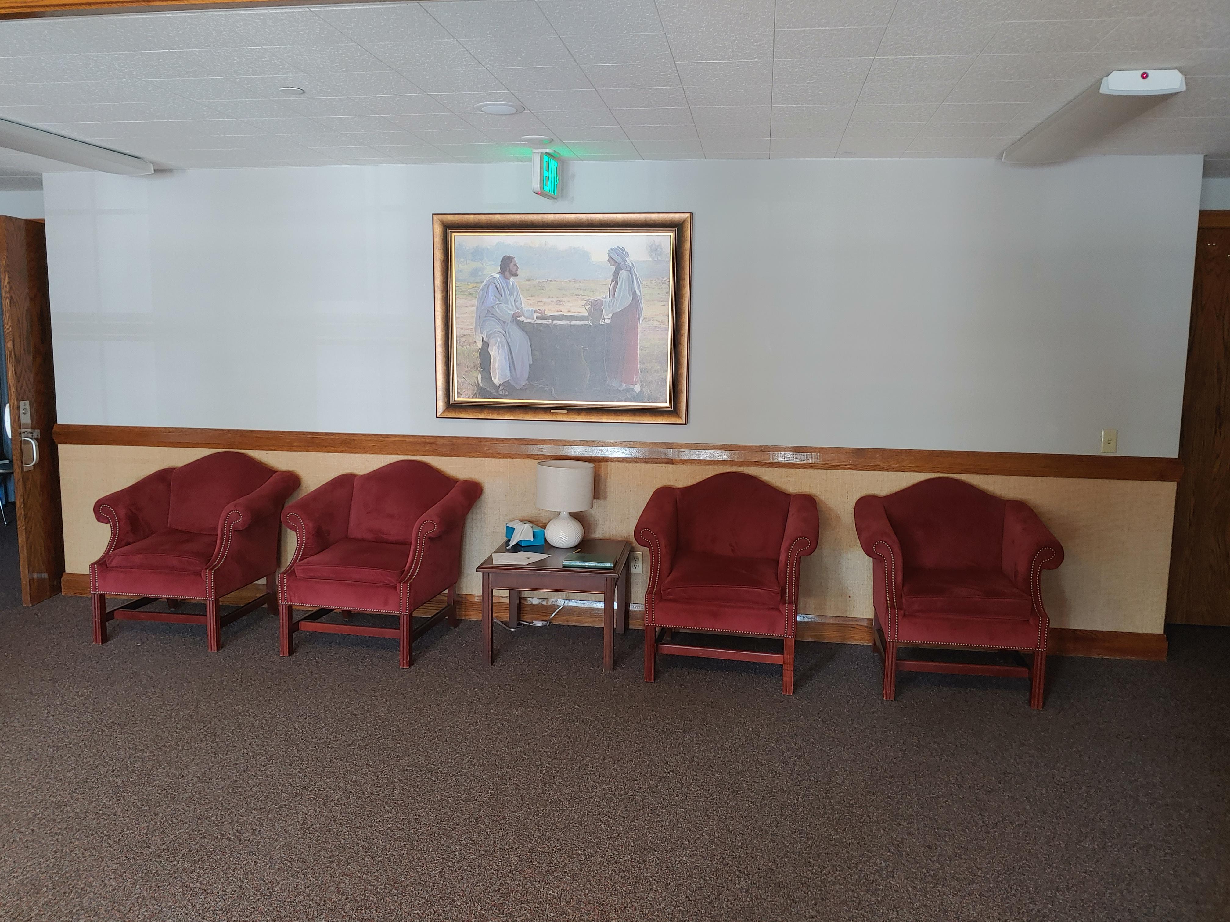 Foyer of the Perrysburg meetinghouse of The Church of Jesus Christ of Latter-day Saints located at 11050 Avenue Rd, Perrysburg, OH 43551.