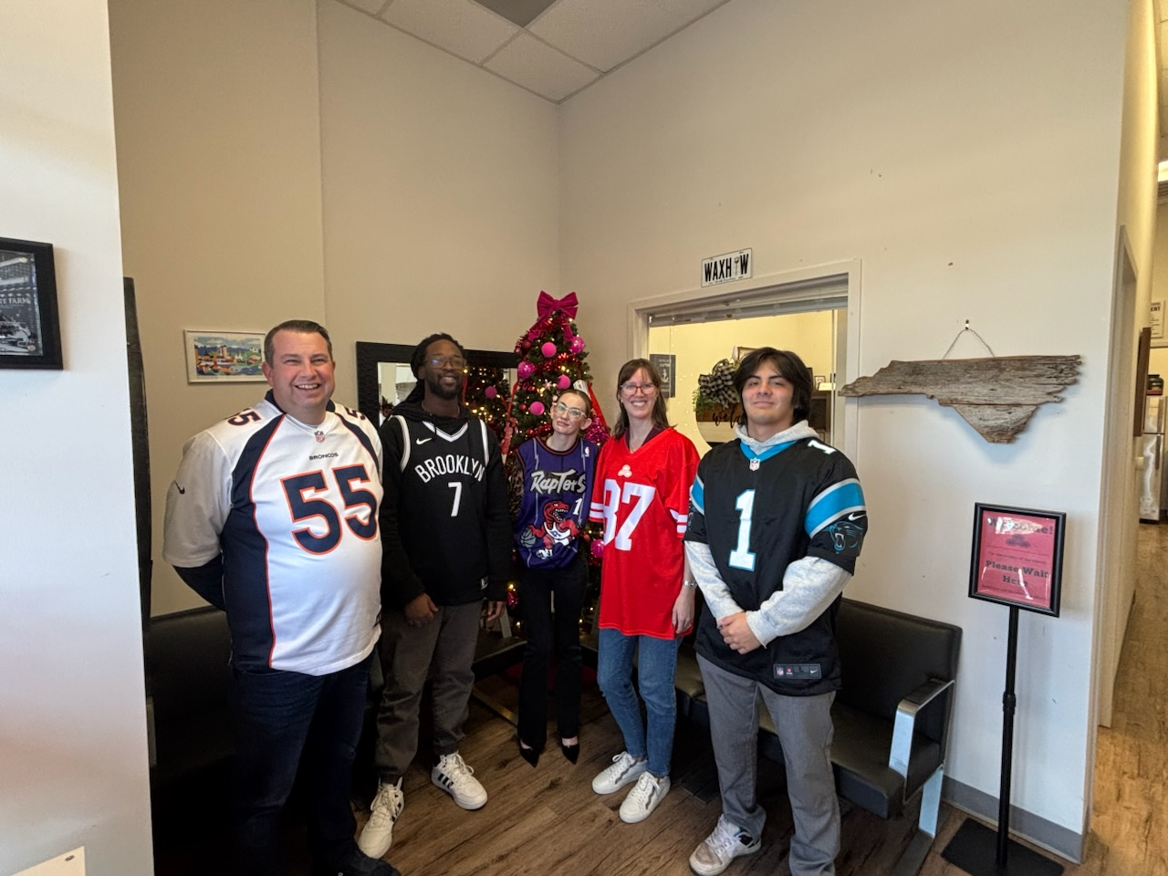 We love any excuse to show our team spirit! Jersey day at John Moody State Farm, and we are ready for Super Bowl weekend!