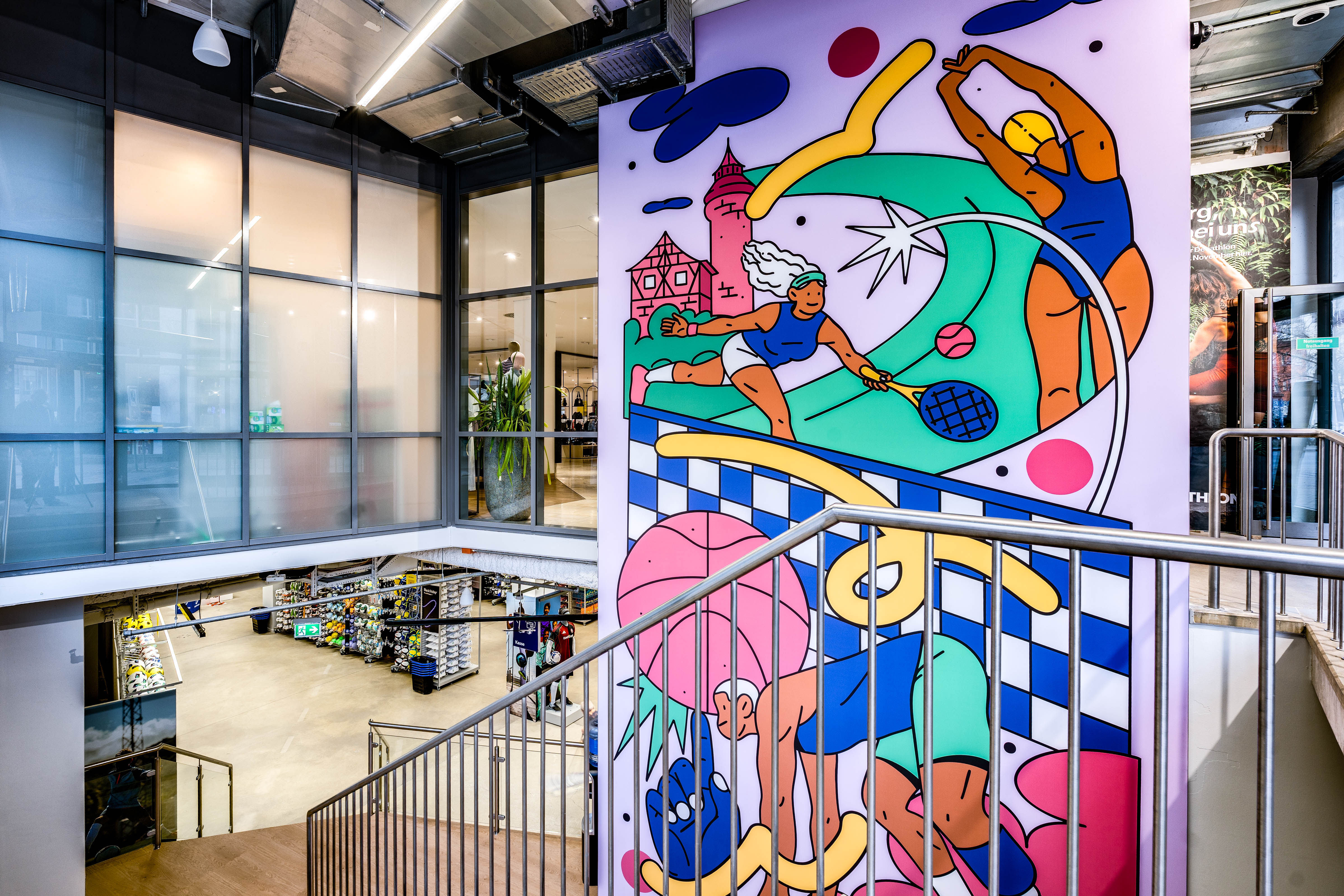 Bilder DECATHLON Nürnberg im WÖHRL