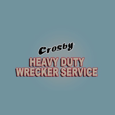 Crosby's Heavy Duty Wrecker Service Logo