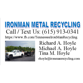 Iron Man Recycling Logo