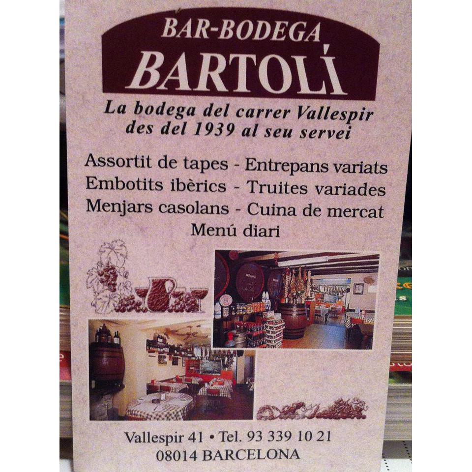 Restaurante Bodega Bartoli Barcelona