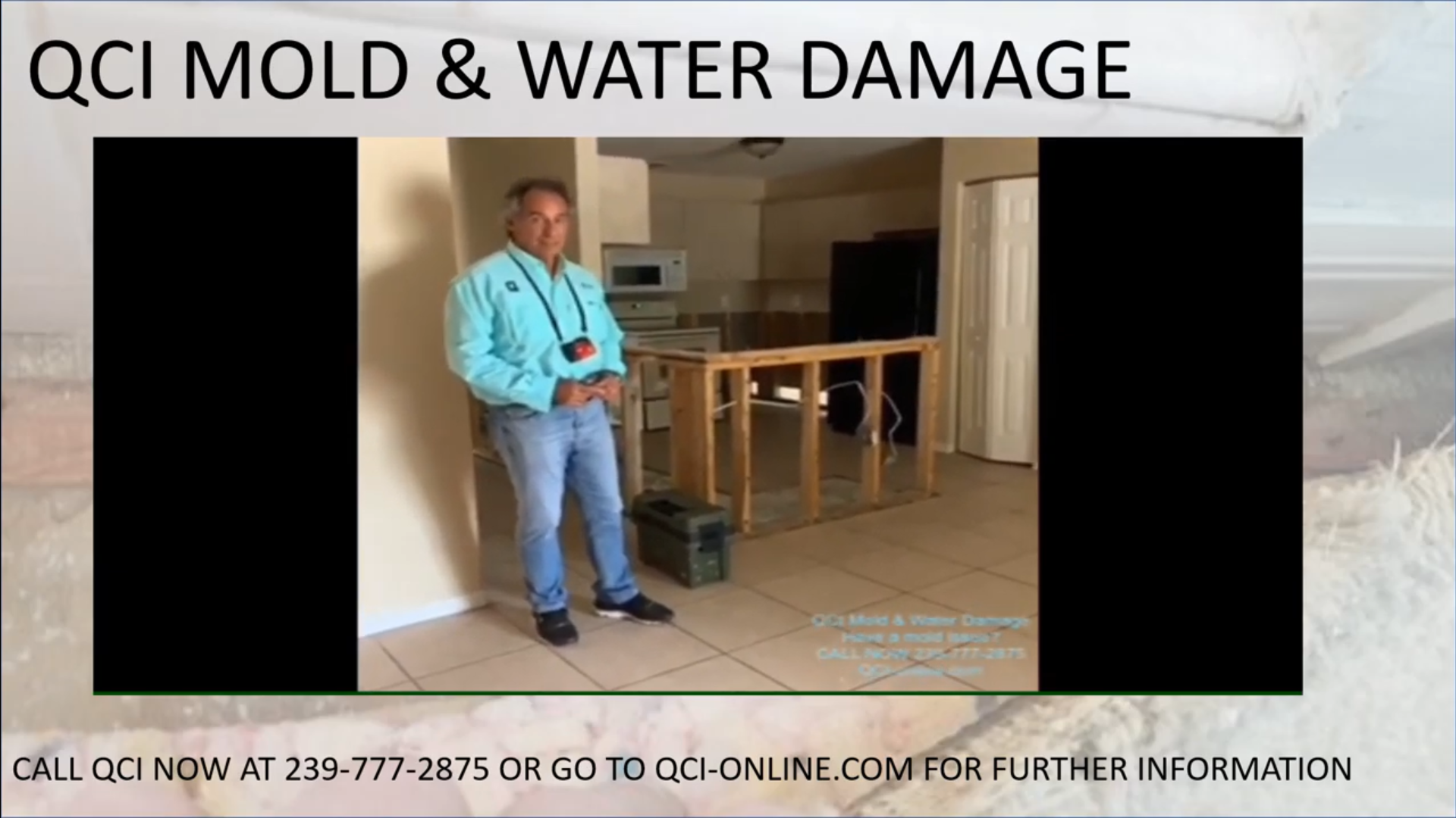 NEW YOUTUBE VIDEO IS LIVE - GO CHECK IT OUT!!
QCI Mold & Water Damage Mold Inspection and Testing Ju QCI Mold and Water Damage Naples (239)777-2875