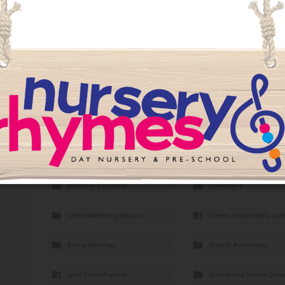 Nursery Rhymes - Stoneygate Logo