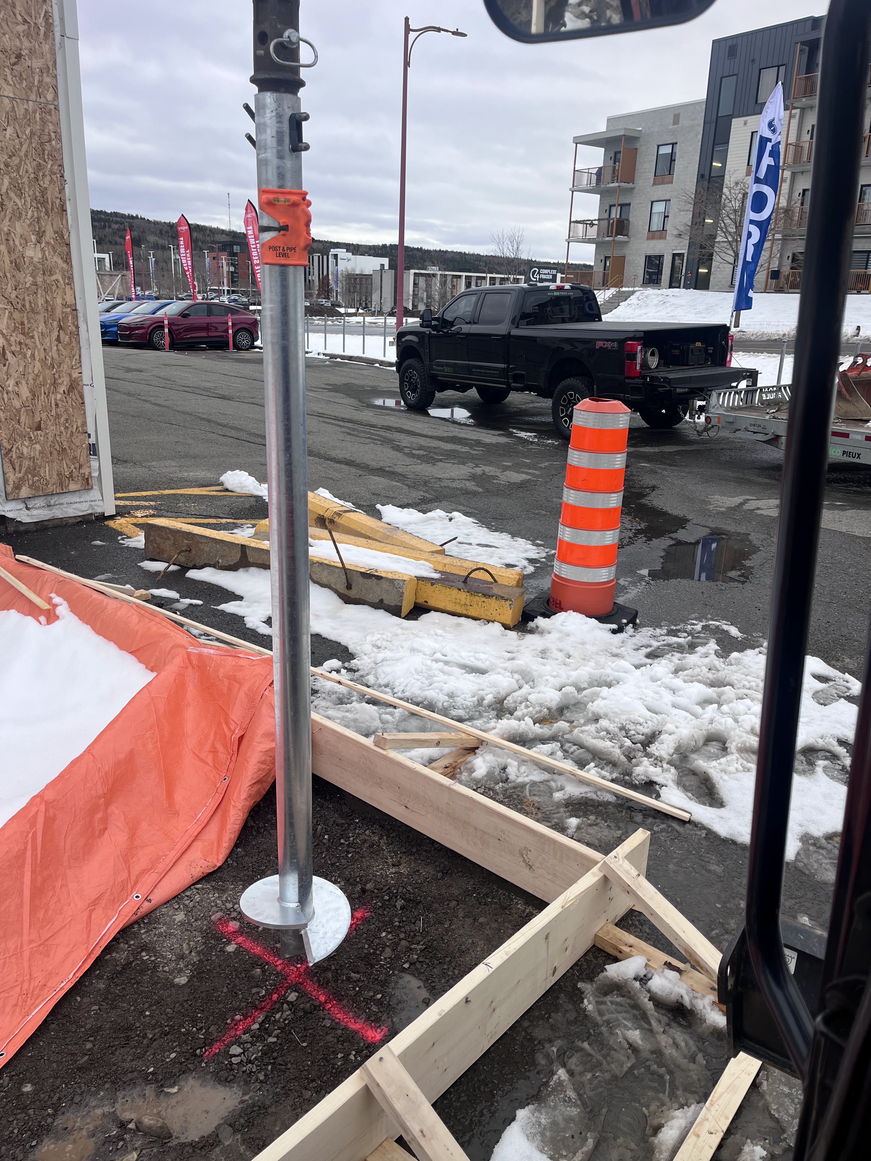 Images Pieux vissés Éco Pieux Bas St-Laurent