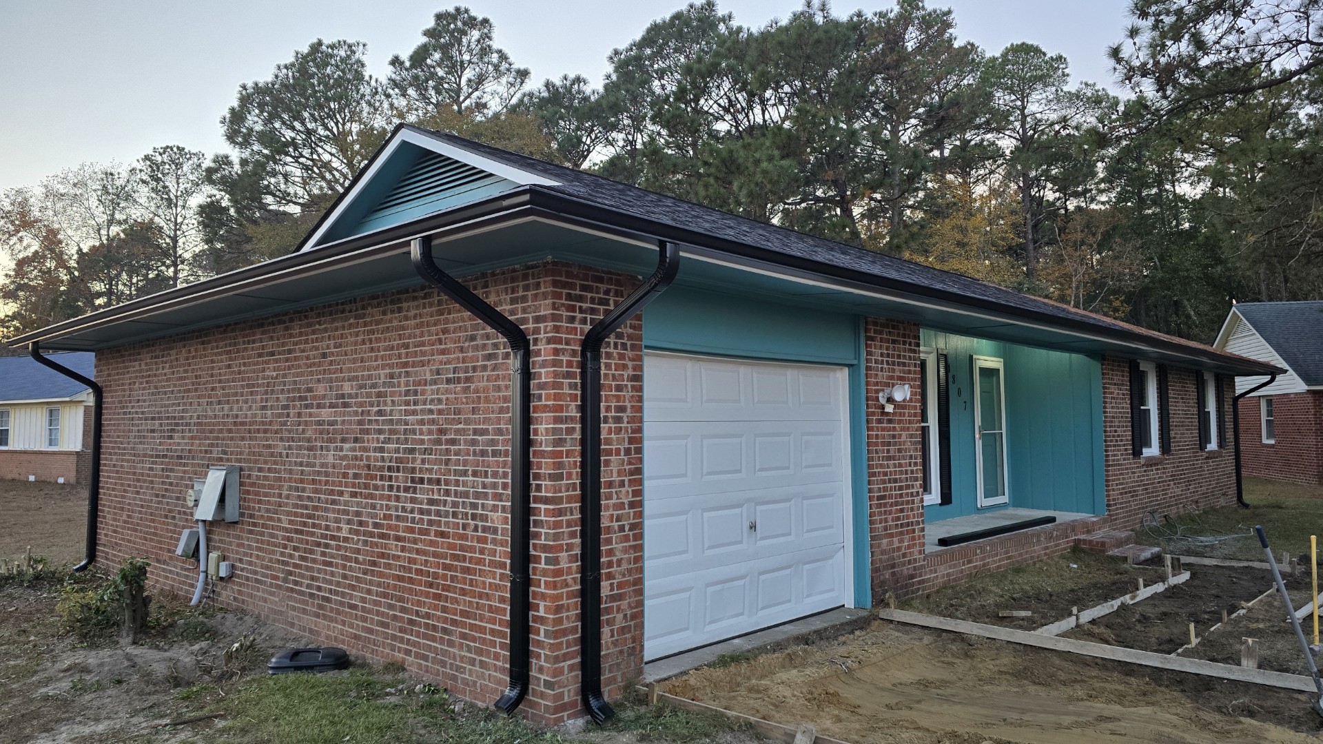 Gutter and Leaf Guard Install