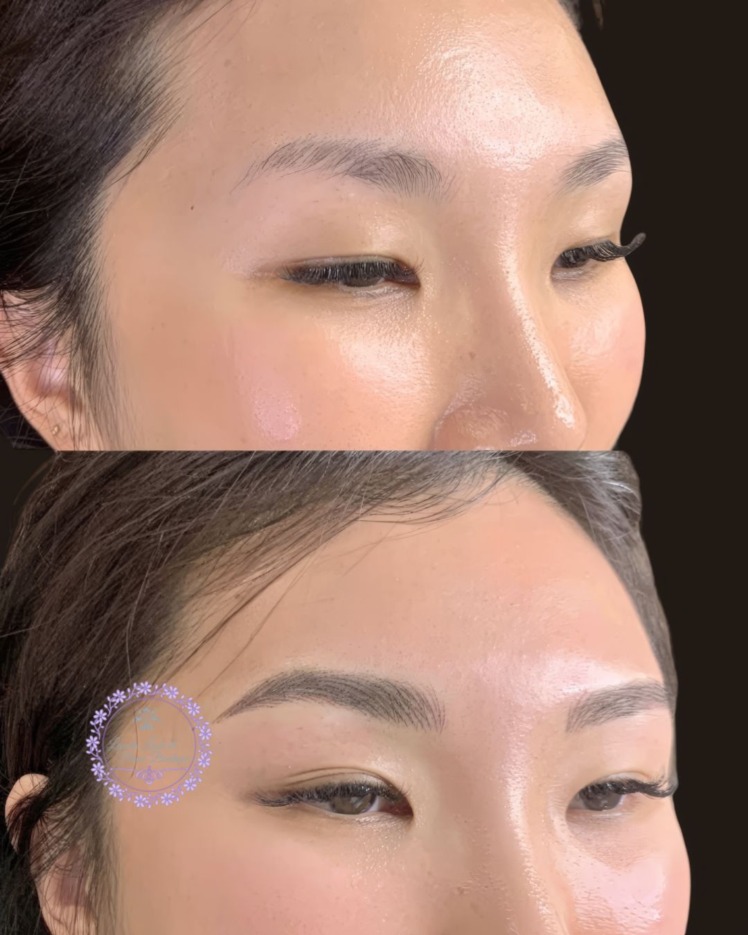 Nanobrows done right at Laveda Lash & Brow