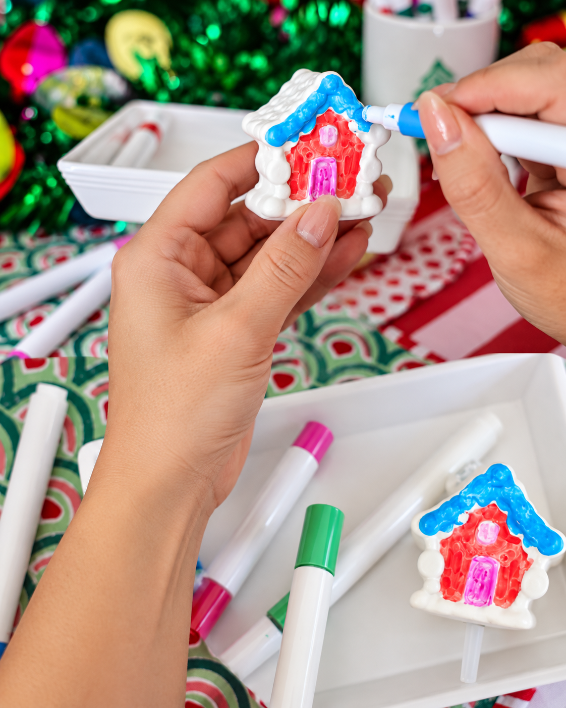 Paint your own nora fleming Candyland Lane mini at ooh la la! in Grapevine, TX. Join us October 18 o 