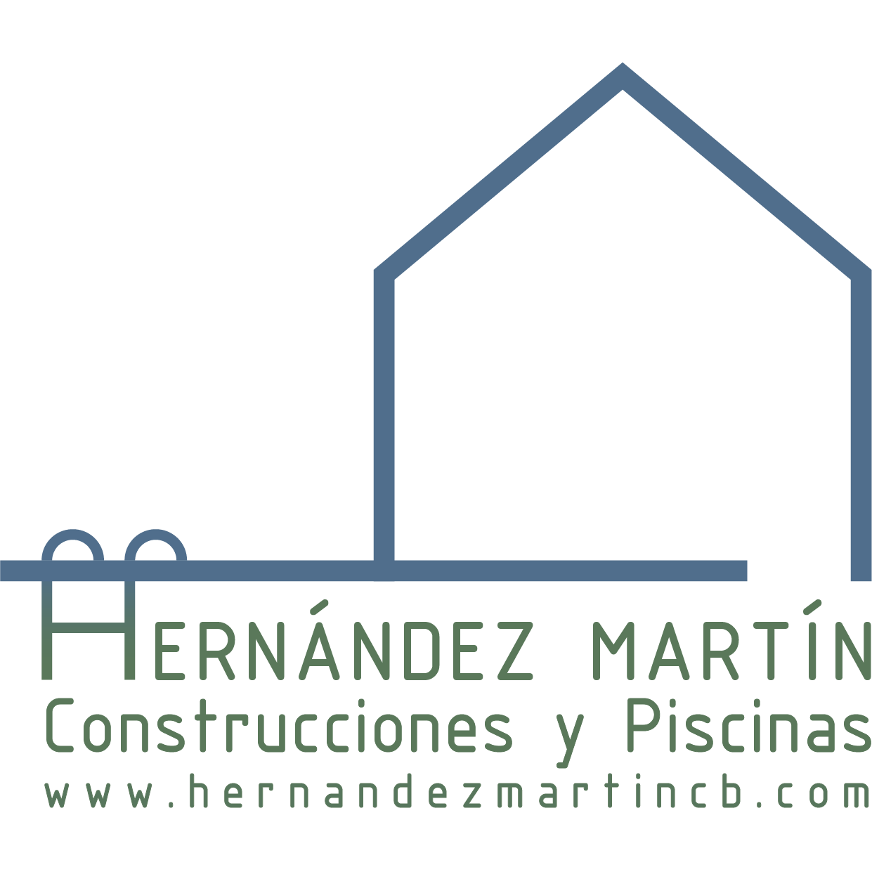 Hernández Martín Construcciones y Piscinas Logo