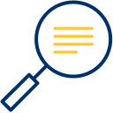 Magnifying glass icon.