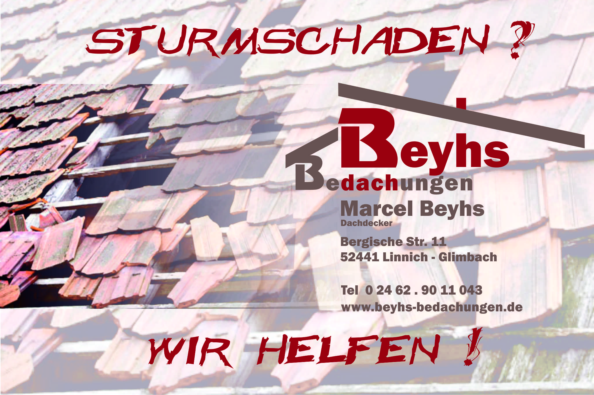 Marcel Beyhs Bedachungen in Linnich - Logo