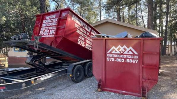dumping Mountain Man Junk Removal 