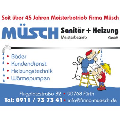 Müsch Sanitär und Heizung GmbH in Fürth in Bayern - Logo