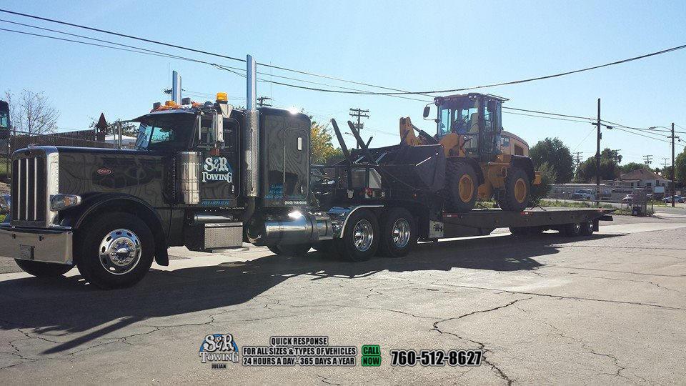 Our fleet of trucks and highly trained operators are ready to go 24/7 give us a call and let us put your mind at ease. S & R Towing Inc - 3568 CA-78, Julian, CA 92036 - Call us at 760-547-1719