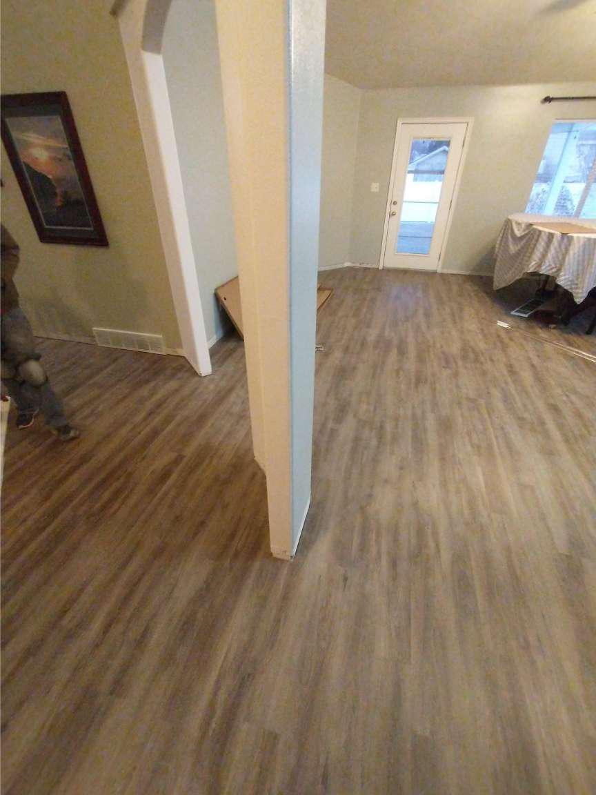 Can't get over with this install!  We tore out the old carpet and replaced it with this luxury vinyl product. It looks great in this area! Call Home Solutionz Today For Your Flooring Project <(623) 289-3880>. Home Solutionz - Tempe is Licensed, Bonded, and Insured. Home Solutionz offers 12 - 24 Months 0% Financing Through Wells Fargo. Home Solutionz Tempe - 3125 S 52nd St, Suite 107 Tempe, AZ 85282 United States  LVP  FloorInstallation  Flooring  LuxuryVinylPlank