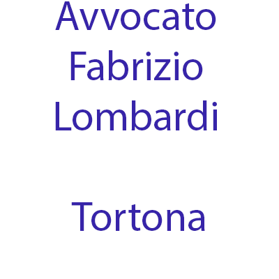 Lombardi Avv. Fabrizio Logo
