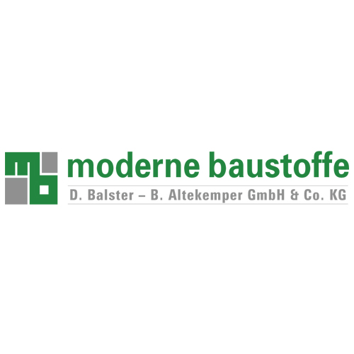 Logo moderne baustoffe D. Balster - B. Altekemper GmbH & Co. KG