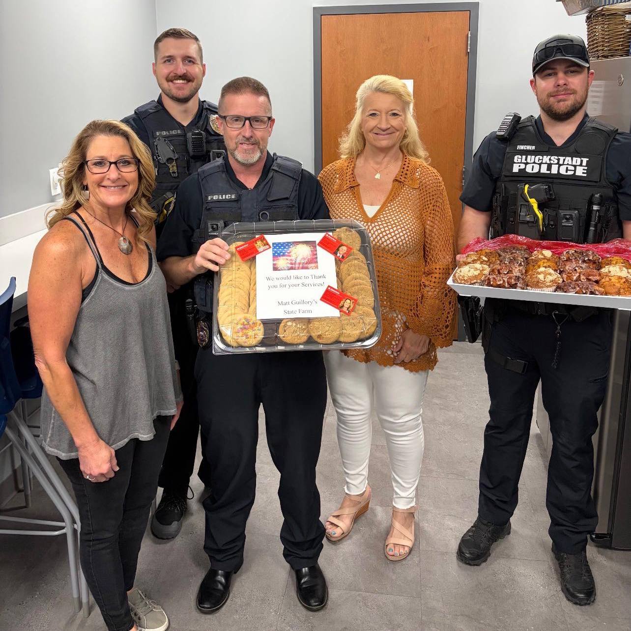 Gluckstadt PD, thank you for your service. We love our boys in blue.