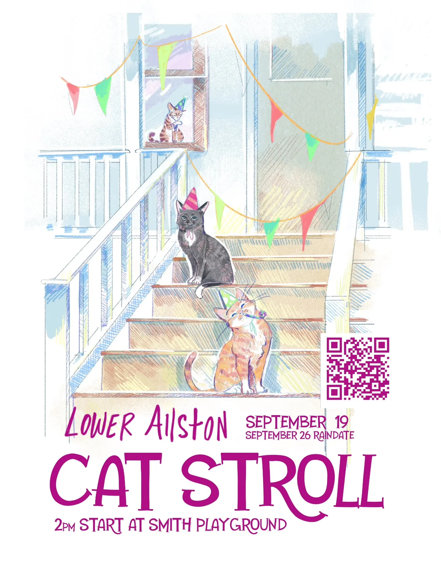 Image of Local Pet Event Lower Allston Cat Stroll Nearby