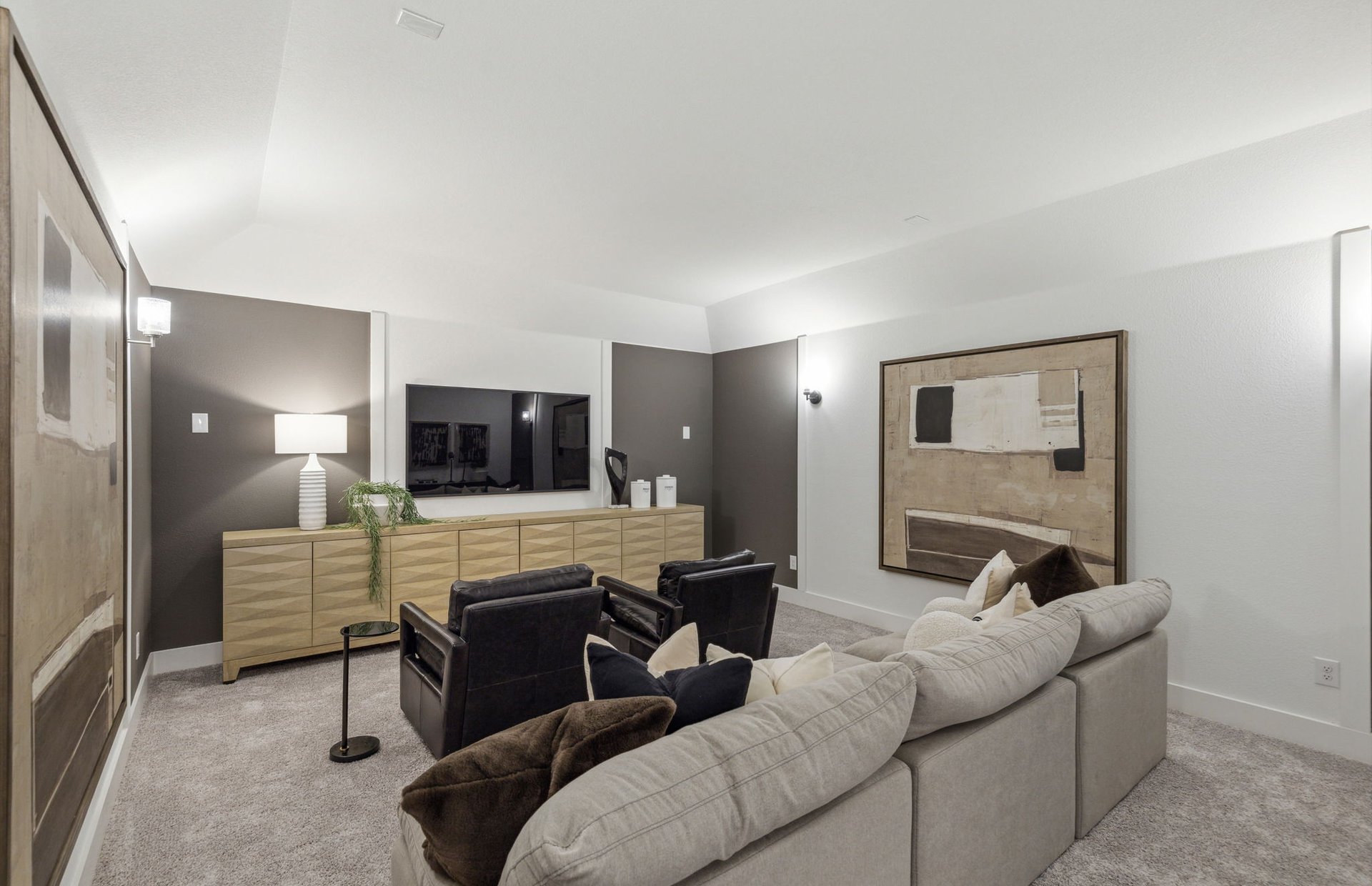 Game and media room options