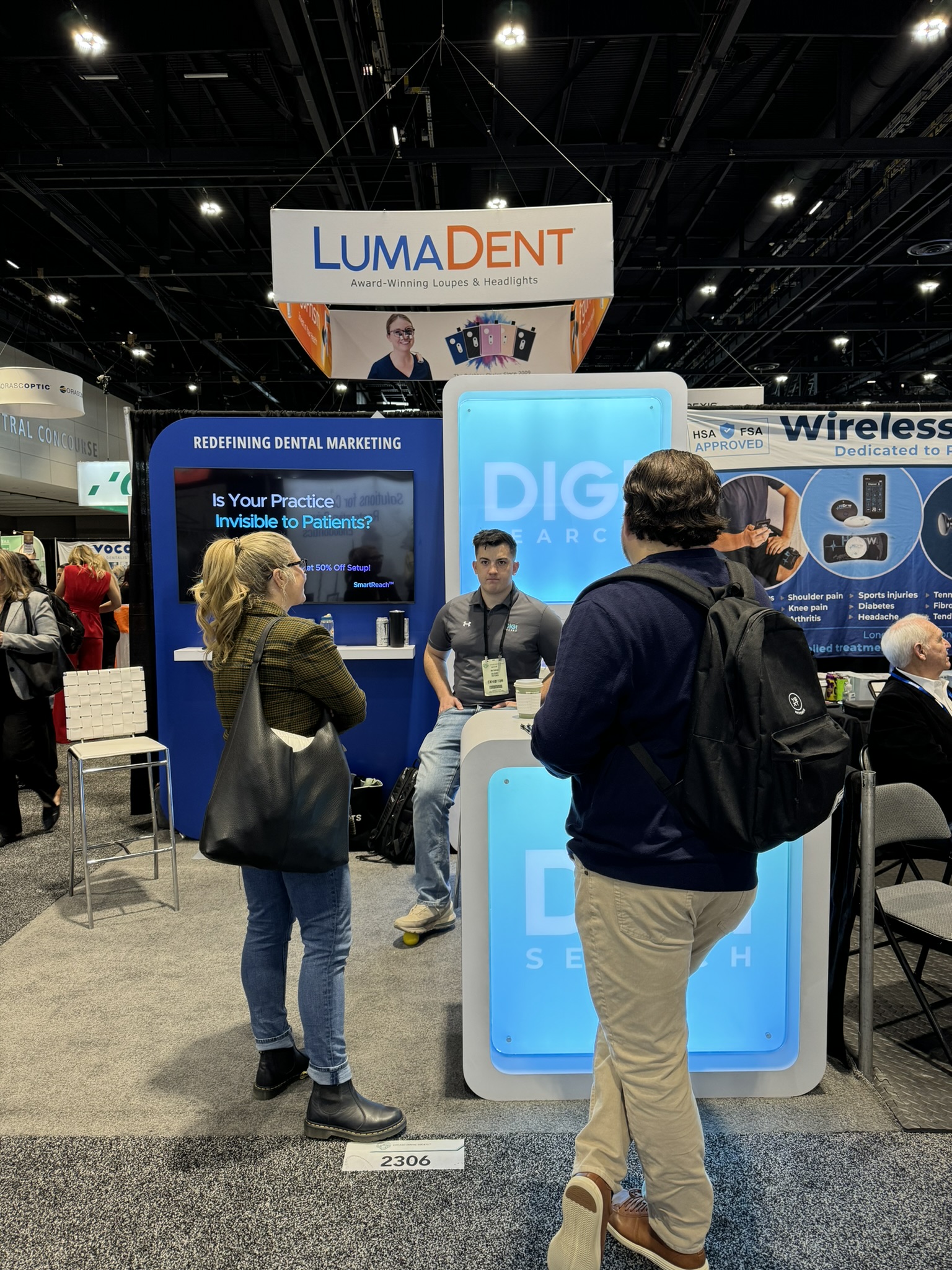 The DIGI Search booth at the 2025 Chicago Midwinter Meeting