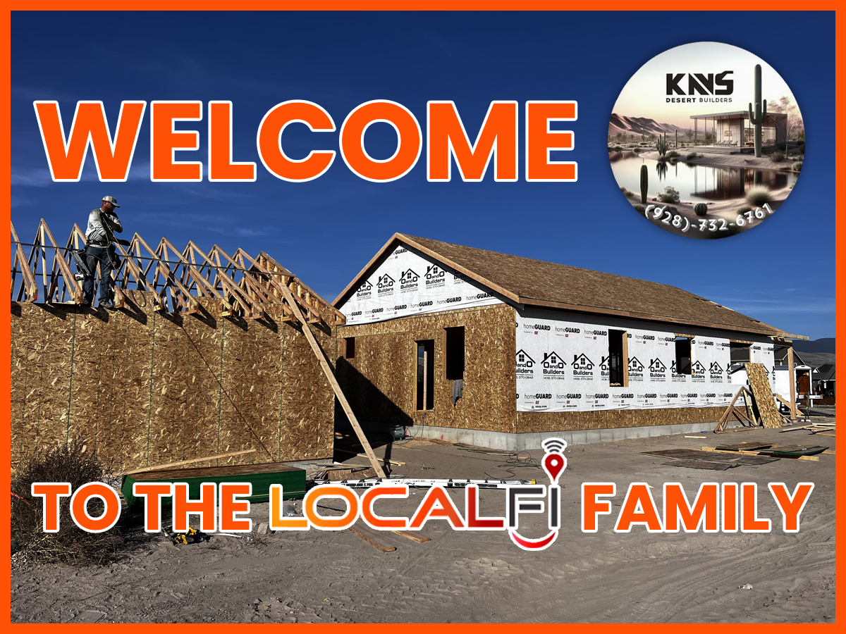 We're thrilled to welcome KNS Desert Builders, our newest client, to The LocalFi Family!

As a leading Phoenix marketing agency, we're thrilled to welcome KNS Desert Builders to the LocalFi family! KNS Desert Builders is a trusted name in new construction and home remodeling services, proudly serving Lake Havasu City and the surrounding communities.