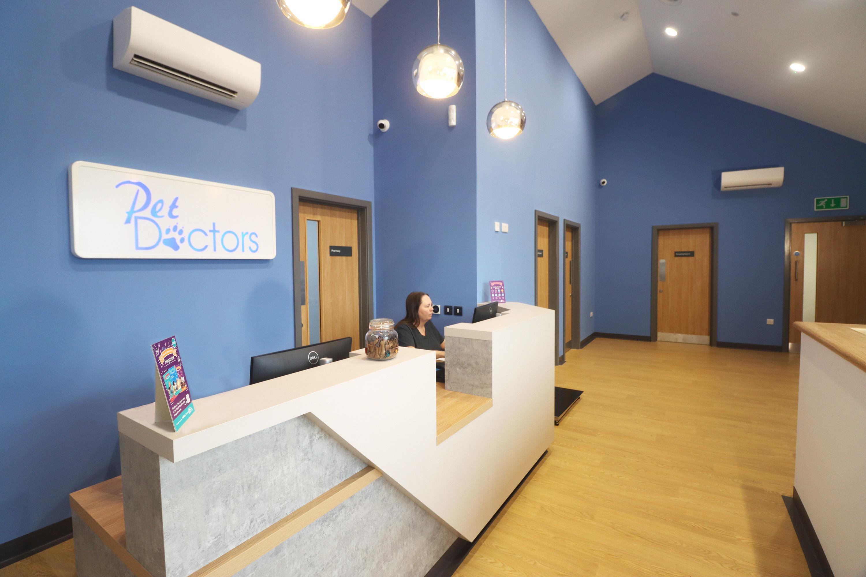 Reception area