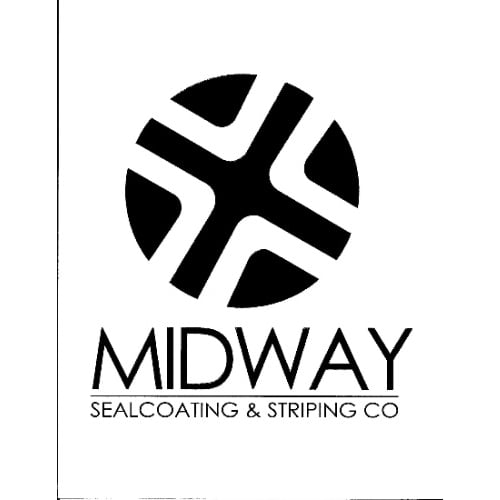 Midway Sealcoating & Striping Co. Logo
