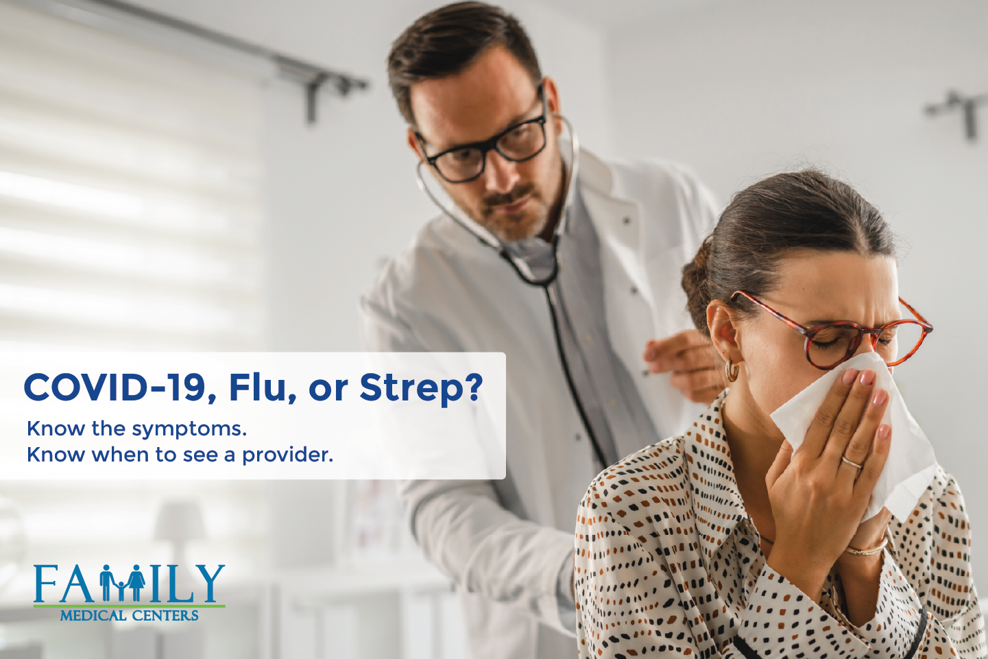 Not feeling well&mdash;but not sure what&rsquo;s causing it?
COVID-19, the flu, and strep throat can look very similar at first, but each one requires different care.

Understanding the symptoms&mdash;and knowing when to see a provider&mdash;can help you feel better faster and protect those around you.

???? Learn how to tell the difference and why medical care matters:
???? COVID-19 vs. Flu vs. Strep: Symptoms and the Importance of Medical Care
???? https://cfmcky.com/ask-a-provider/covid-19-vs-flu-vs-strep-symptoms-and-the-importance-of-medical-care/ 

Your health. Clear answers. Trusted care. ????