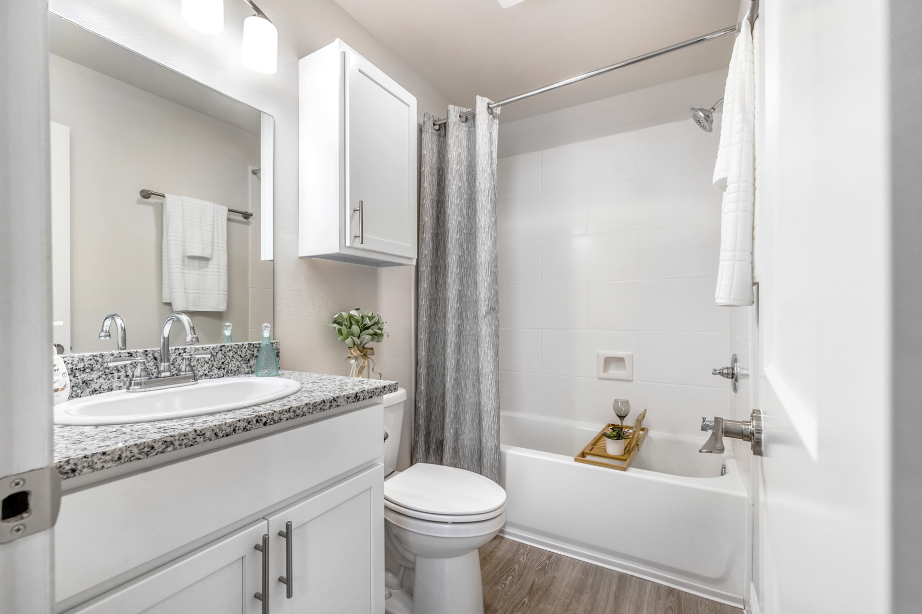 New Bathroom with Granite Countertops