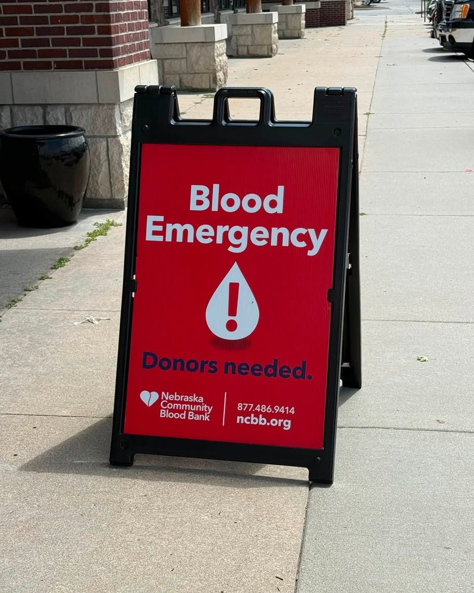 I was grateful for the opportunity to donate blood this week with the Nebraska Community Blood Bank. If you have some time this weekend, please consider donating. Every donation can make a meaningful difference for patients and families in our community.