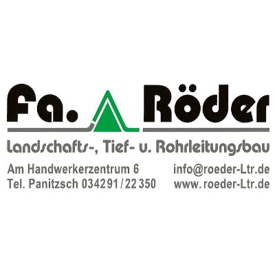 Röder LTR Bau GmbH & Co. KG - Tief- u. Rohrleitungsbau Leipzig Logo