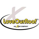 LoveOurRoof, an Xcel Company Logo
