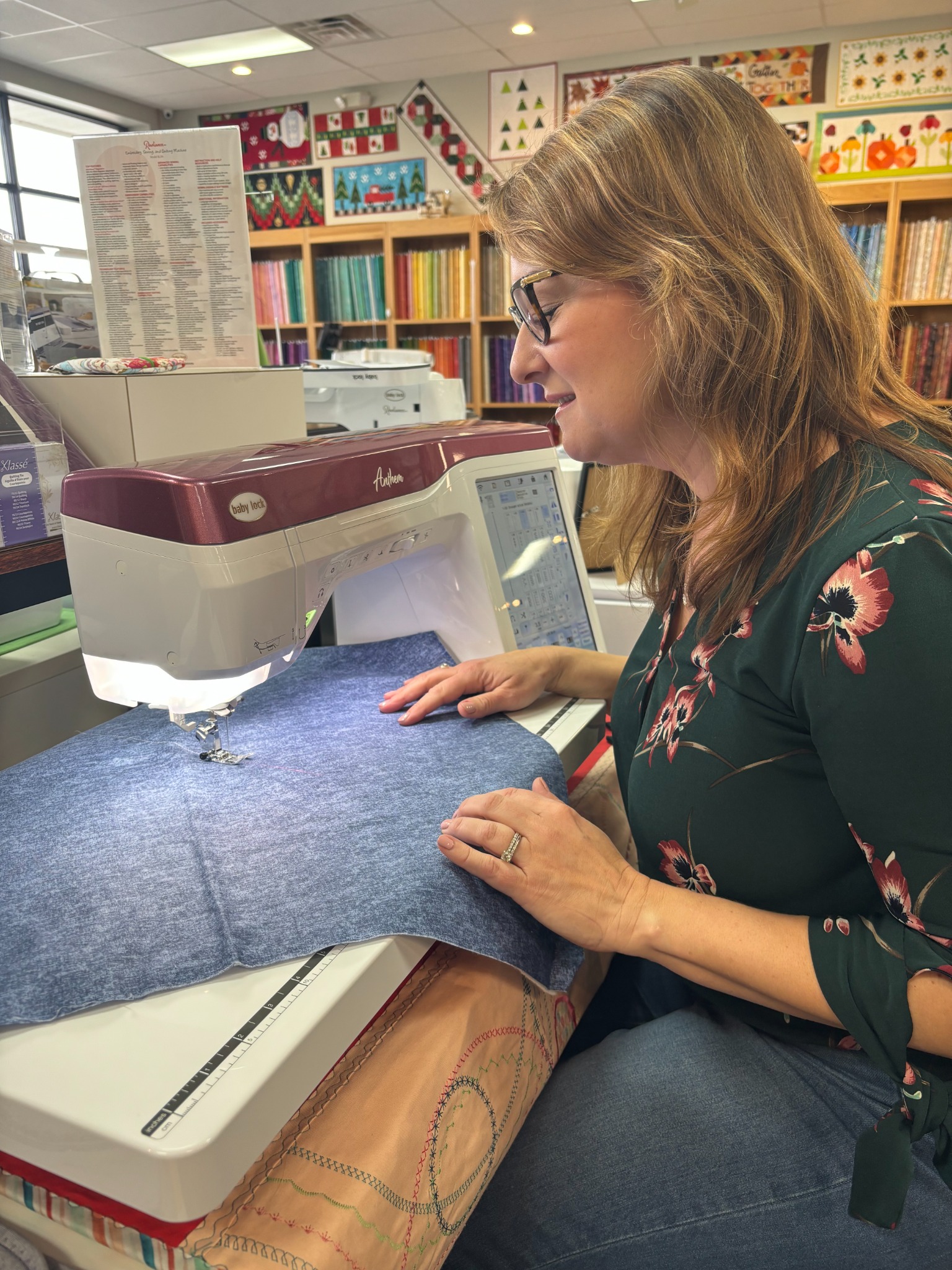 Explore the power of the Baby Lock Altair at Decorative Stitch. This hands-on sewing and embroidery demonstration showcases advanced machine features for quilting, embroidery, and creative sewing projects.