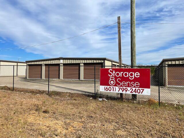 Exterior Signage at Storage Sense in Carriere