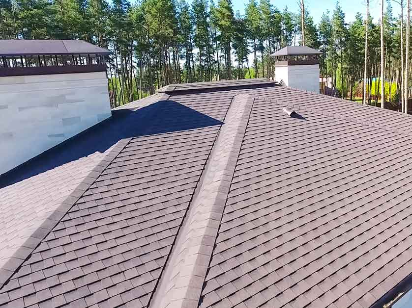 Asphalt shingle installation