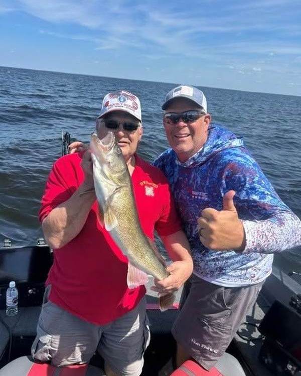 Dan spent last week volunteering his time and boat with Warriors and Walleyes Outdoors. The annual e 