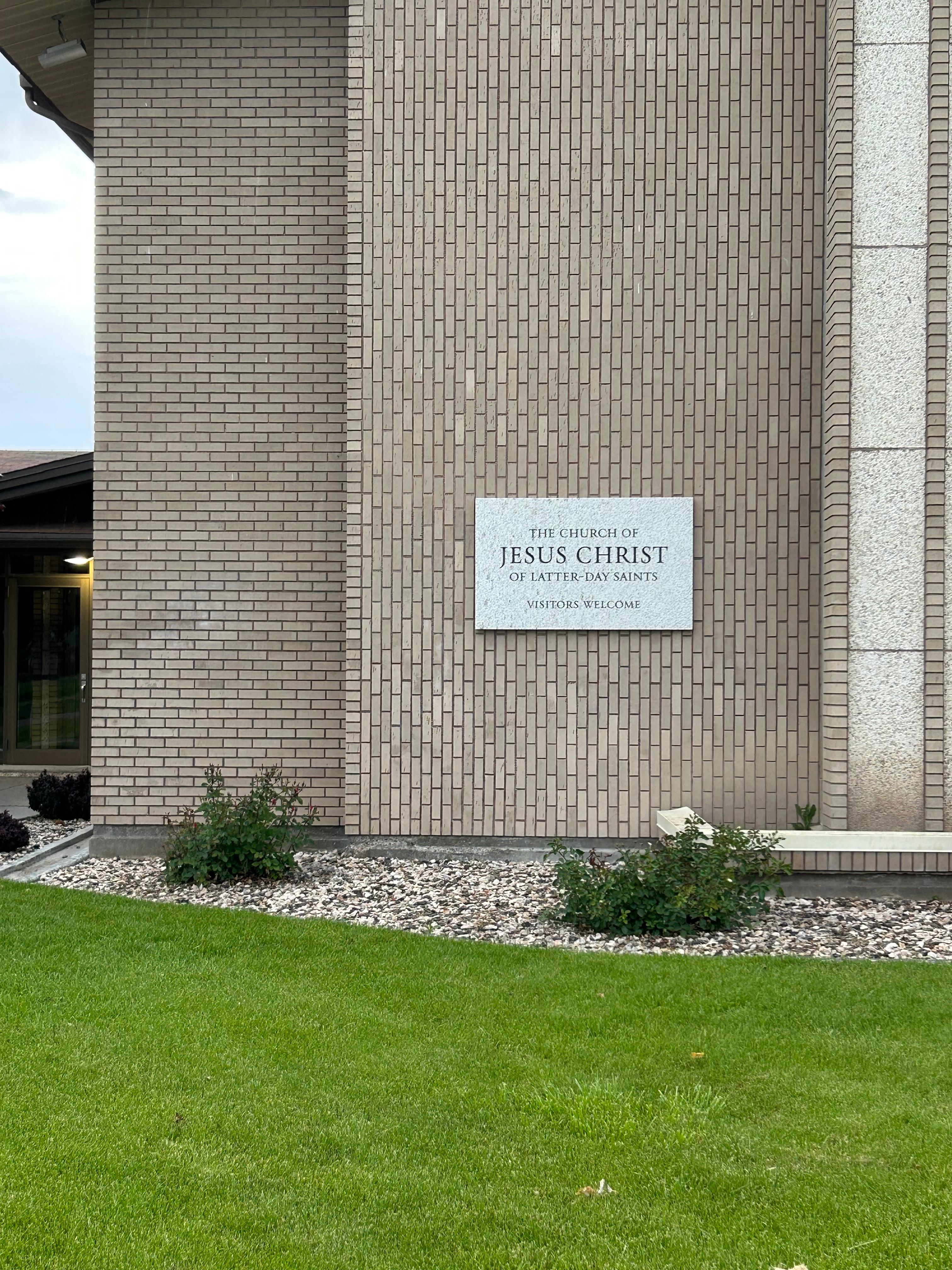 South Entrance of the Fort Hall Building of The Church of Jesus Christ of Latter-Day Saints located at 333 South Treaty Hwy (US 91)
in Pocatello, ID.
