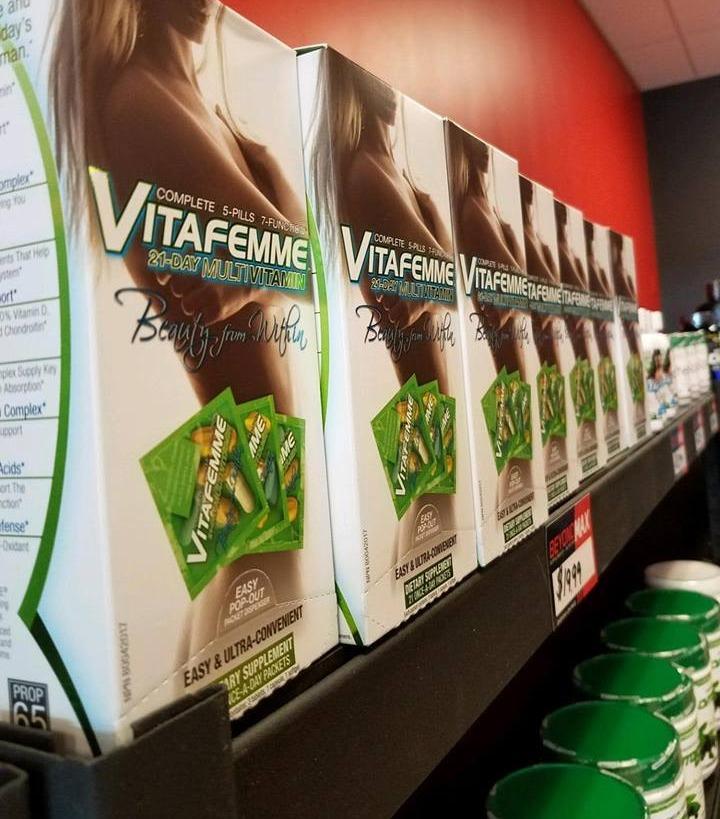 Once daily Vitafemme packs contain essential vitamins for joint, immune, digestive, and heart suppor Beyond Max Supplements & Nutrition Lancaster (740)785-5580