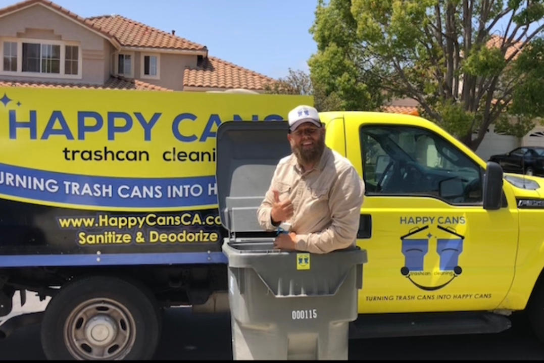 Josh McBride - Happy Cans Owner, trashcan cleaning services near Oceanside, CA