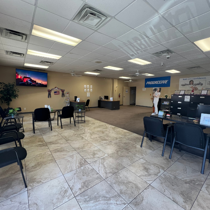 Interior office of the L.A. Insurance Agency located at 6700 W. Charleston Blvd. in NV 