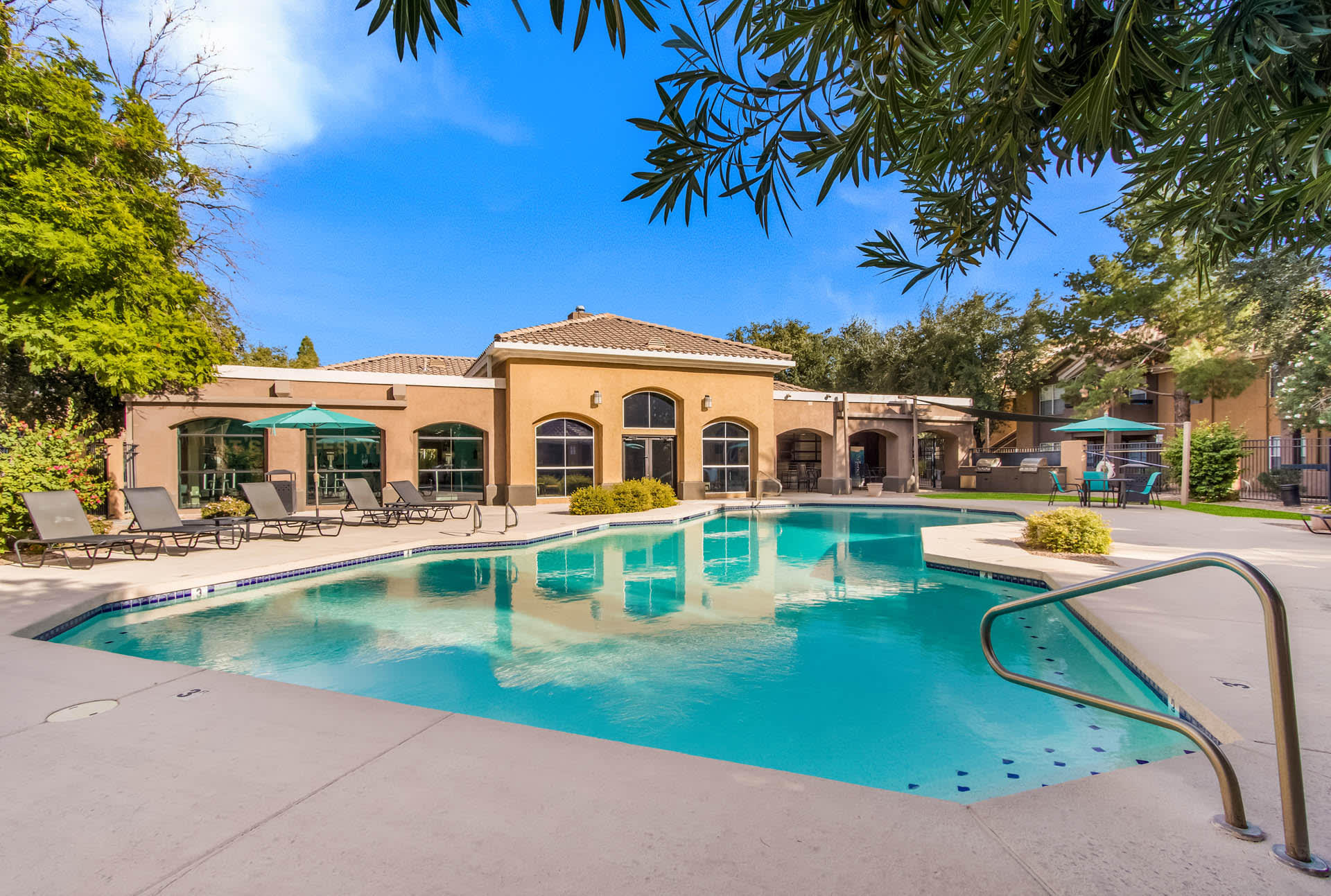 Swimming Pool with Sundeck and Jacuzzi