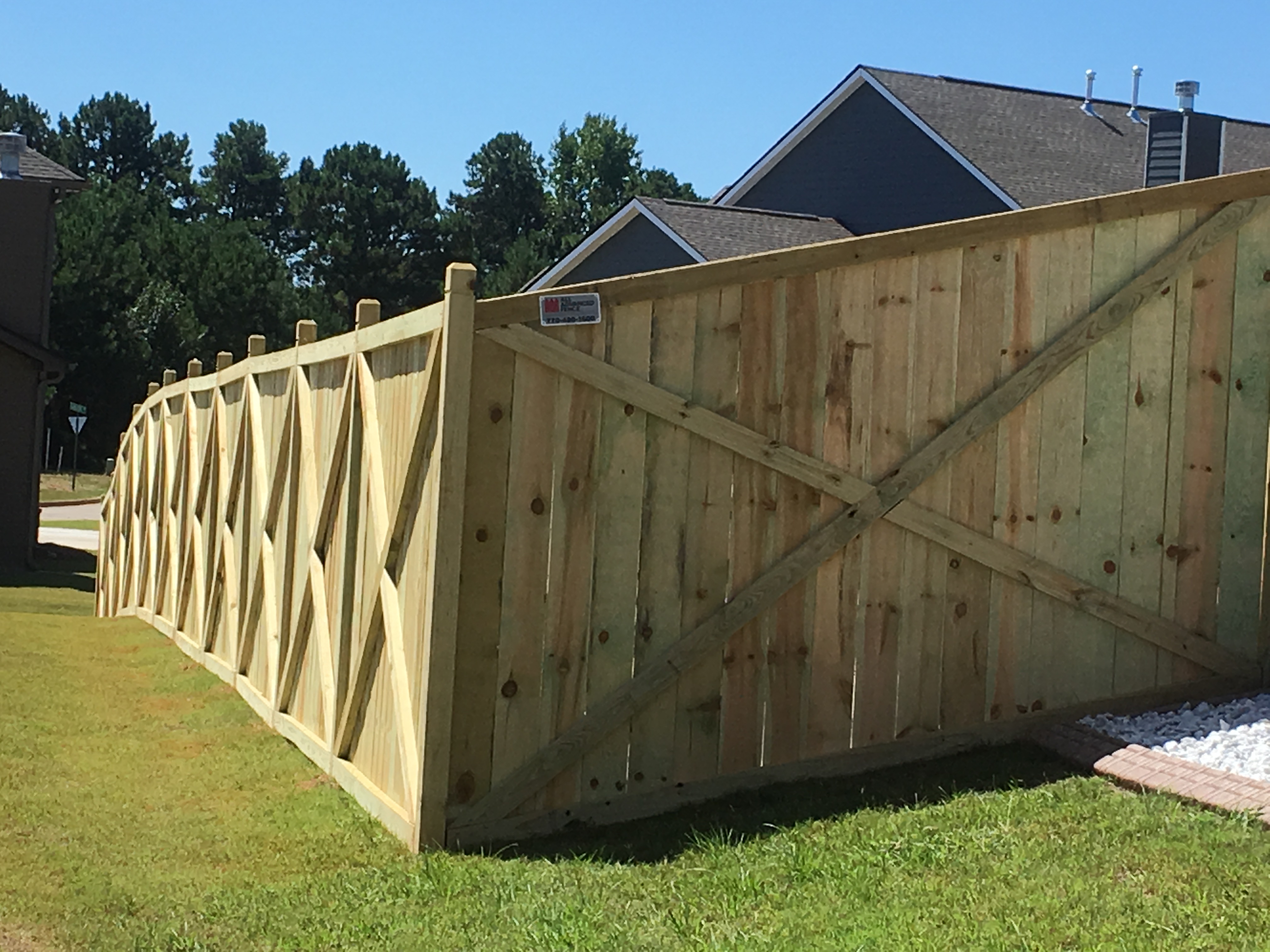 Wood Privacy Fence