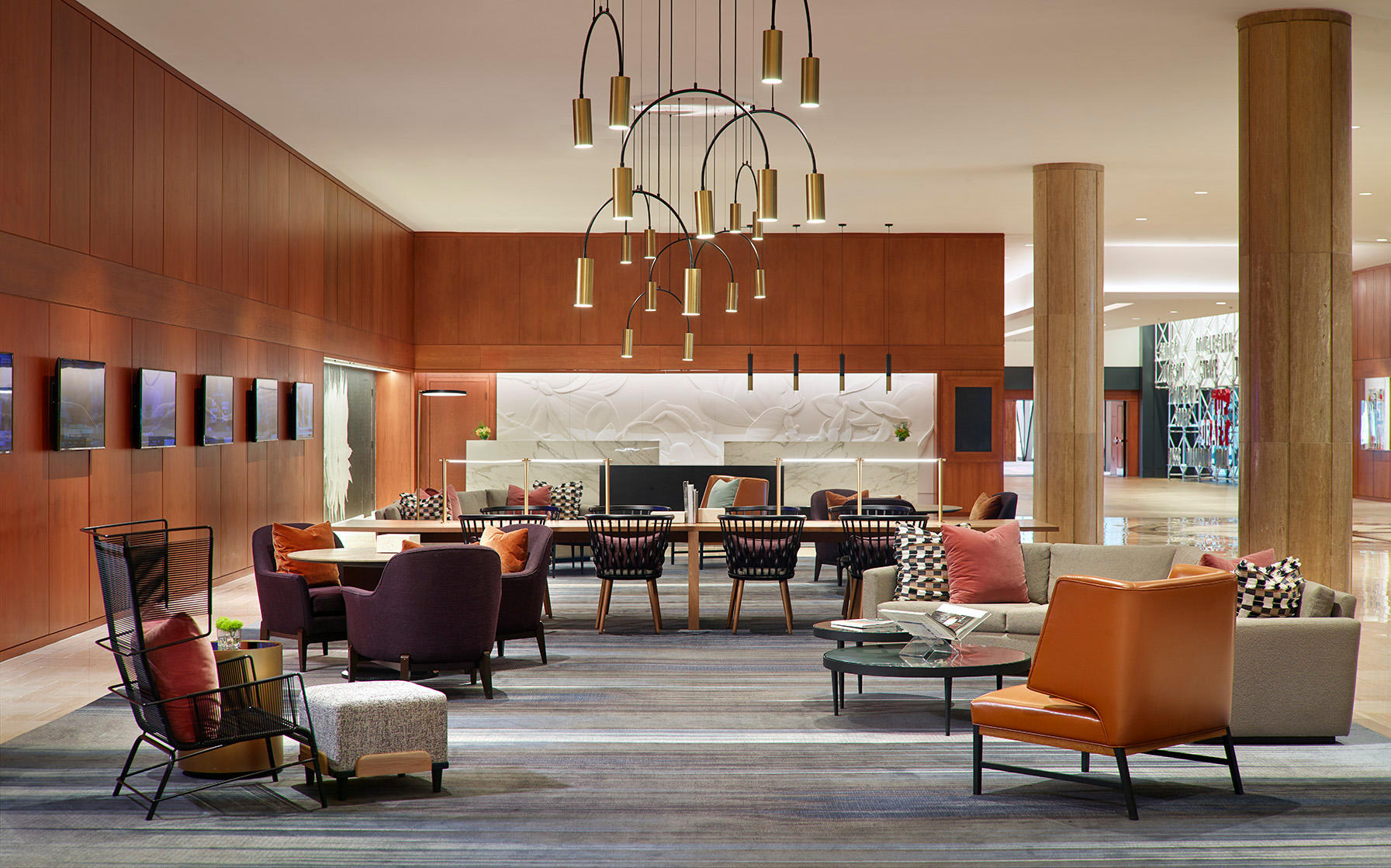 Lobby seating - Omni Atlanta Hotel at Centennial Park