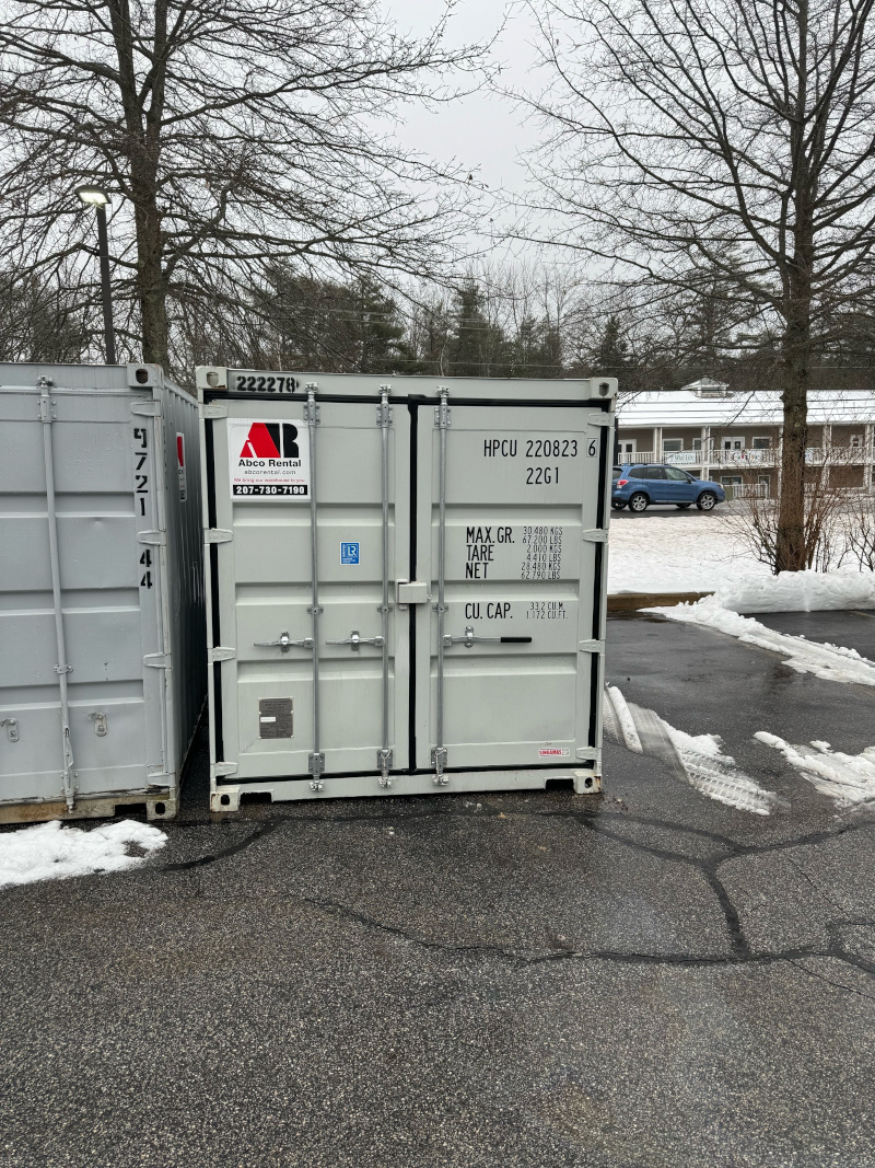4 more 20ft storage container rentals were delivered to the Hotel 44 North  in Freeport, Maine. 