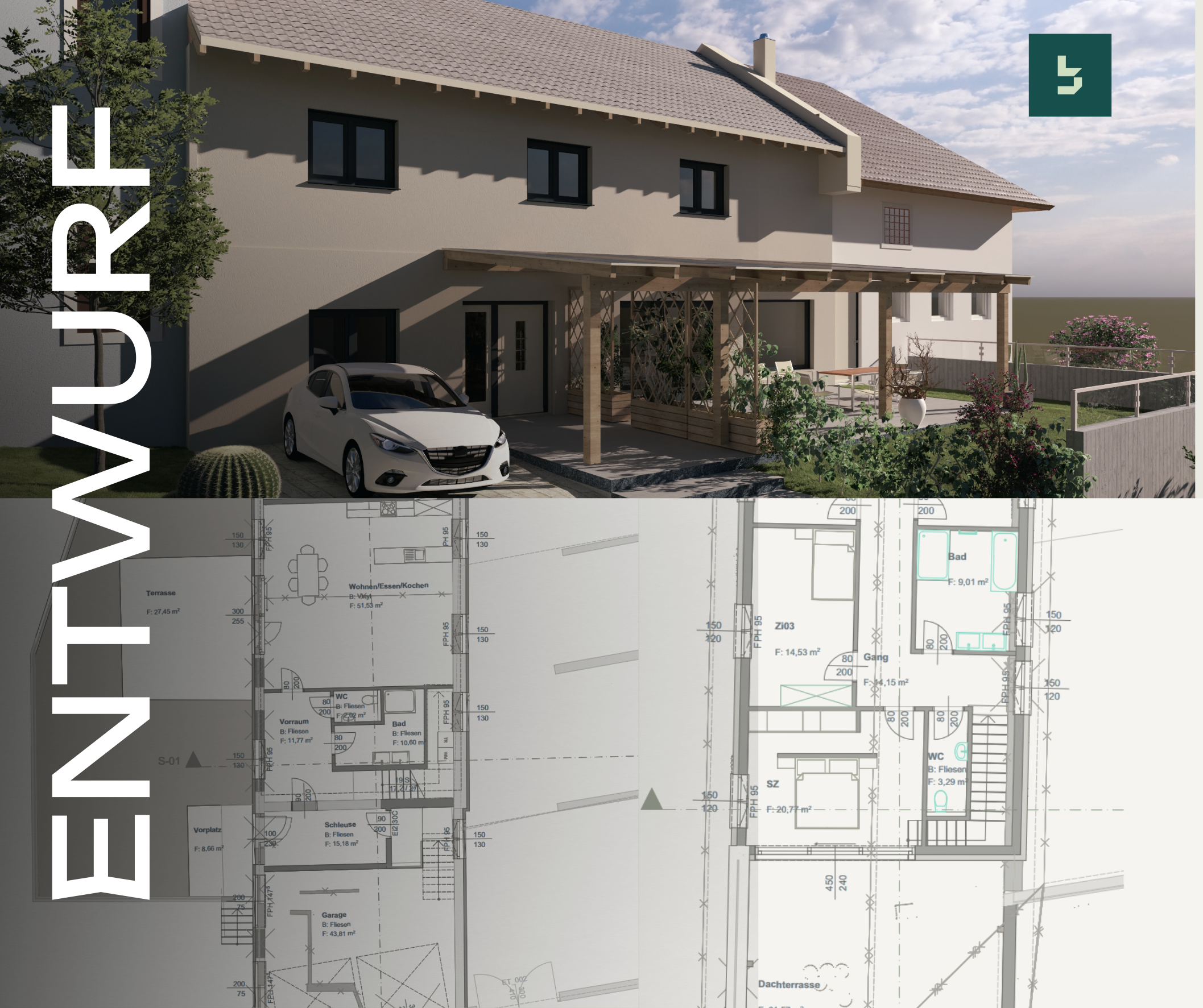 Bild zu Wir erstellen Entwürfe für Umbau- und Sanierungsvorhaben im Bestand. Mit Blick auf Gegebenheiten, Nutzung und Umsetzbarkeit entwickeln wir klare Lösungen als belastbare Grundlage für Einreichung und Ausführung.